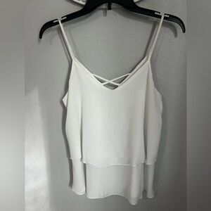 Newbury Kustom White Layered Camisole